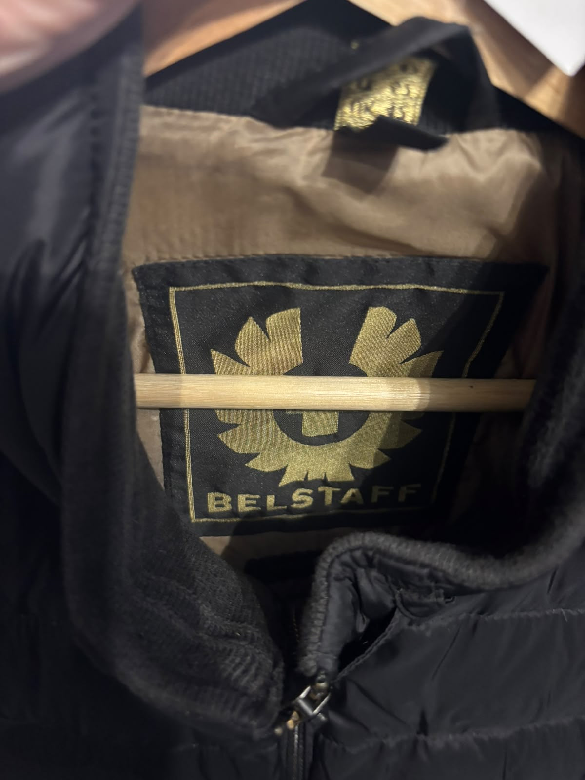 Belstaff jacket label detail