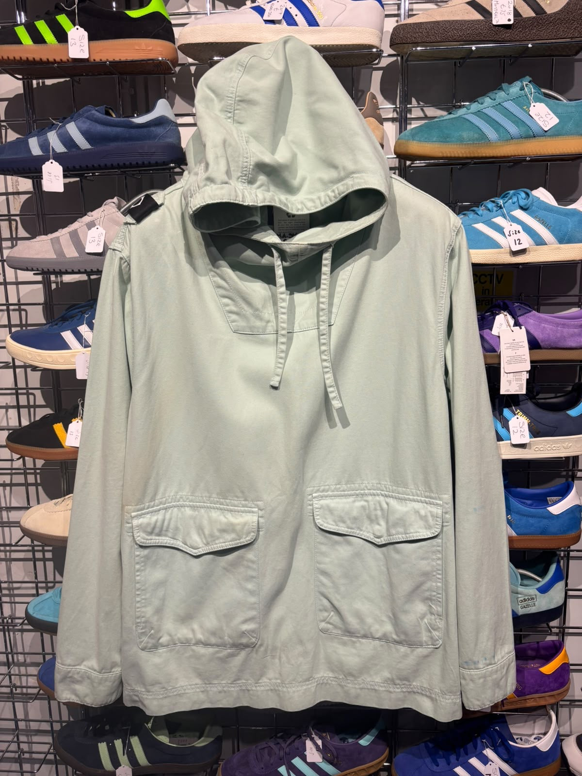 MA.STRUM Mist Green smock