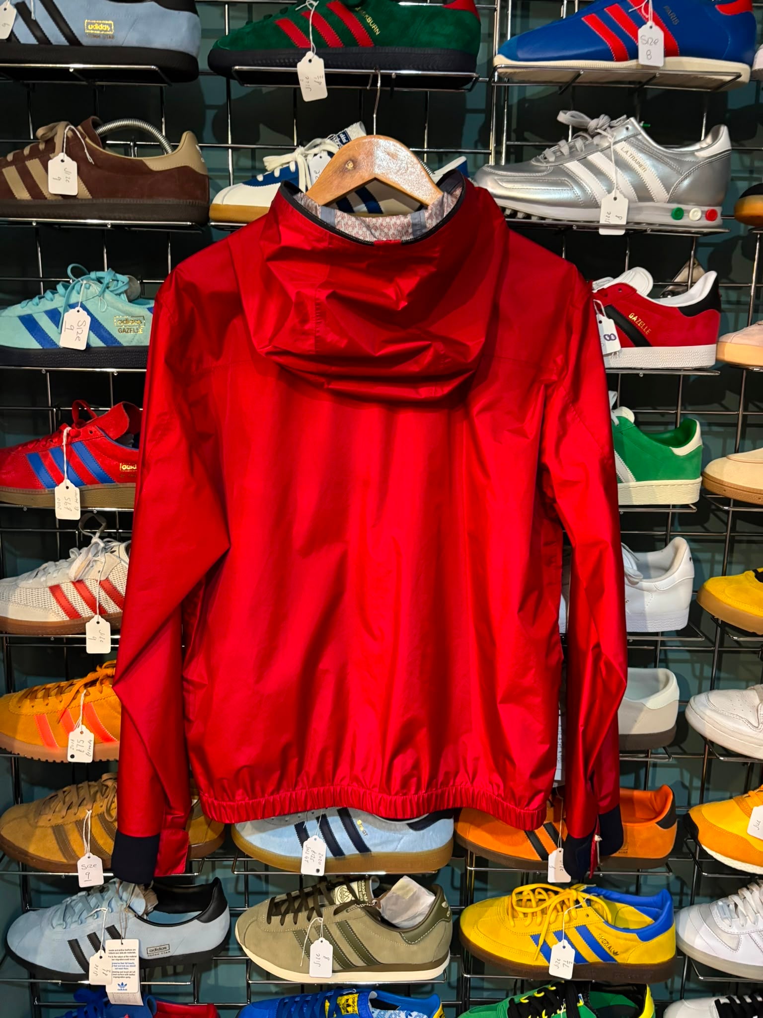 Moncler Grenoble Hooded Jacket Red - Back