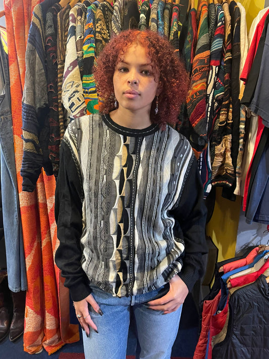 Coogi-Style 90s Pullover Jumper