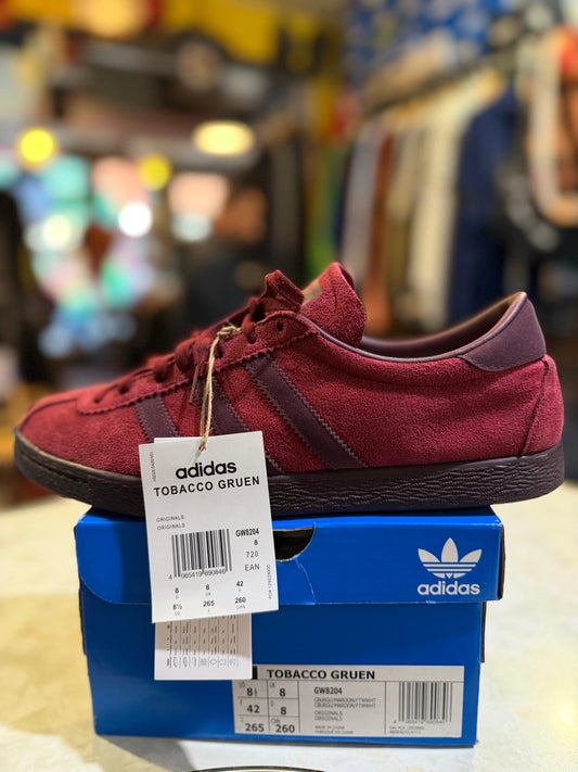 AdidasTobacco Gruen 'Collegiate Burgundy' (GW8204) – UK 8