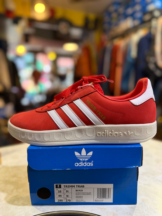 Adidas Trimm Trab Rivalry Pack Merseyside Liverpool Active Red/White UK 9.5