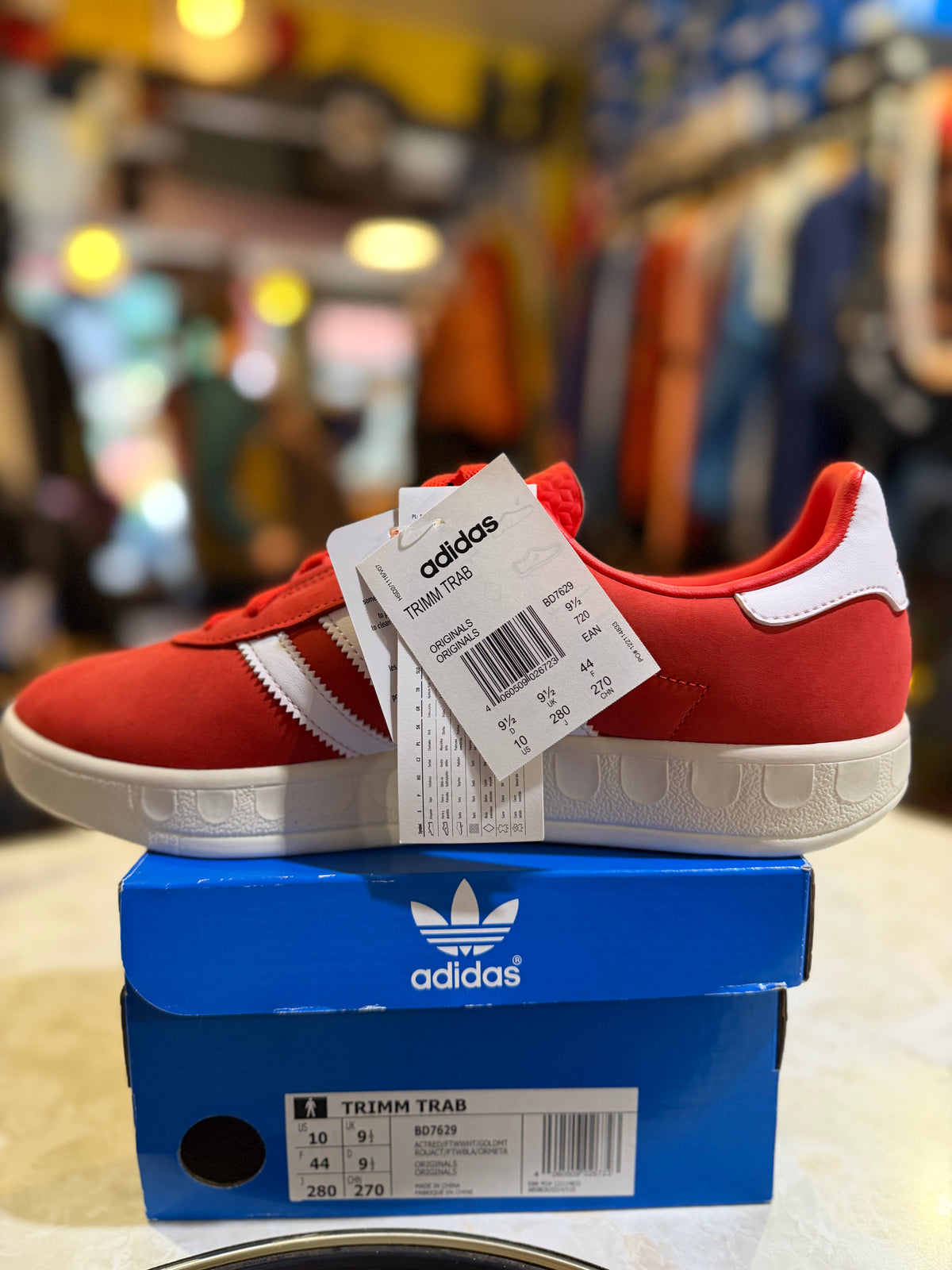 Adidas Trimm Trab Rivalry Pack Merseyside Liverpool Active Red/White UK 9.5
