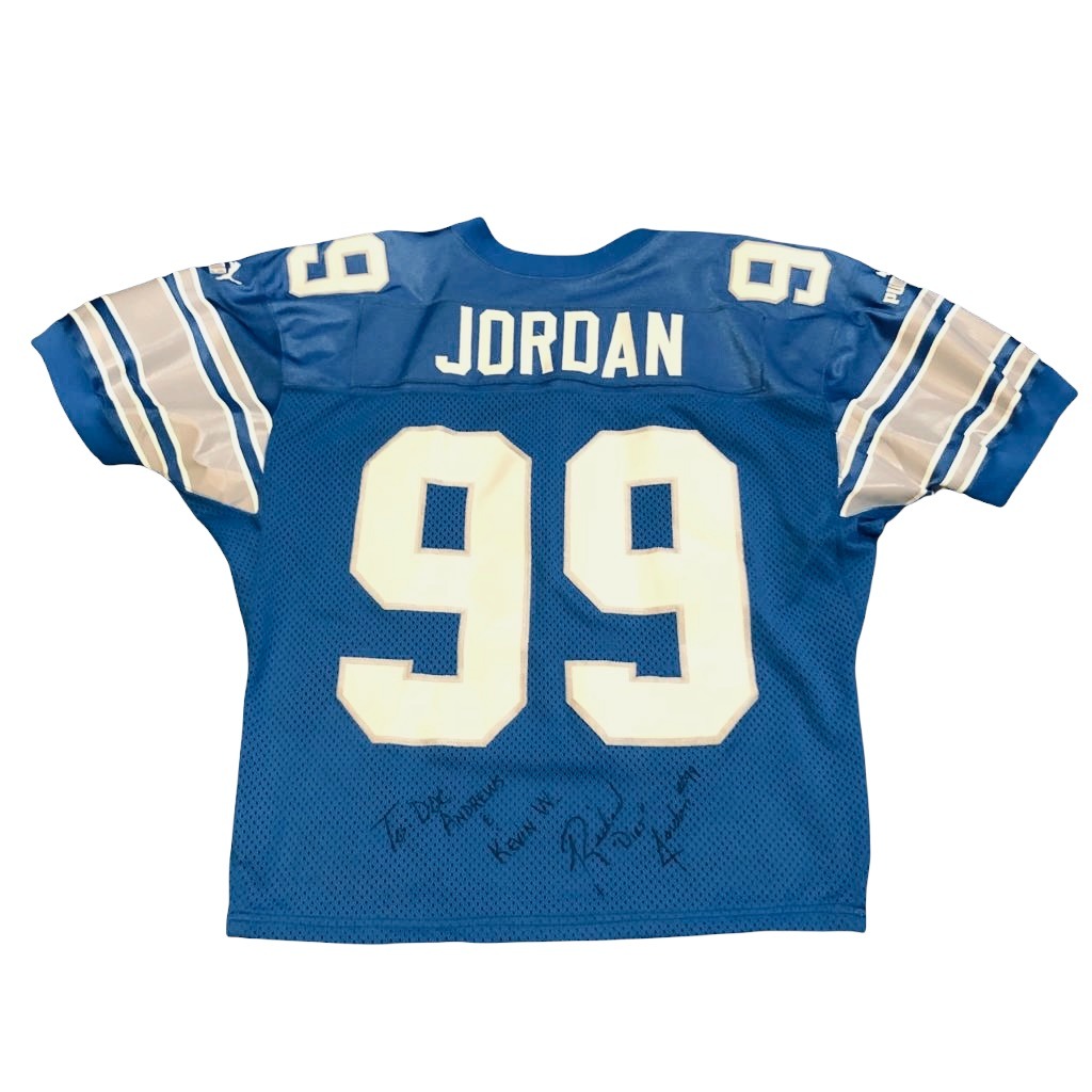 Detroit lions cheap game used jersey