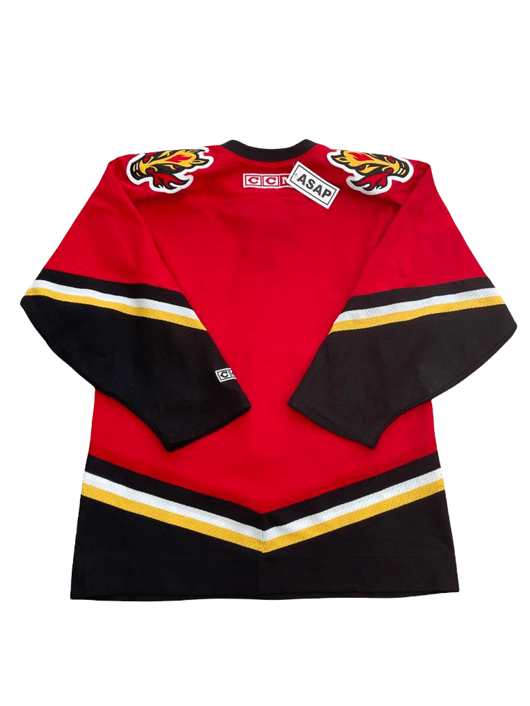 CCM Calgary Flames Ice Hockey Shirt ASAP Vintage Clothing