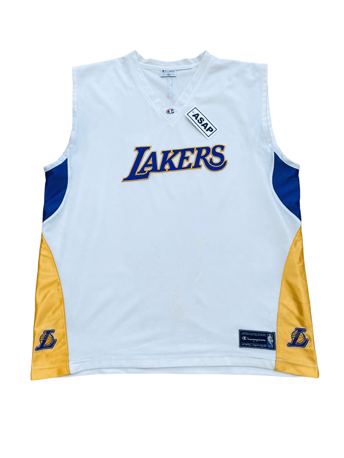 2001-04 AUTHENTIC LA LAKERS NIKE WARM-UP JERSEY L - Classic