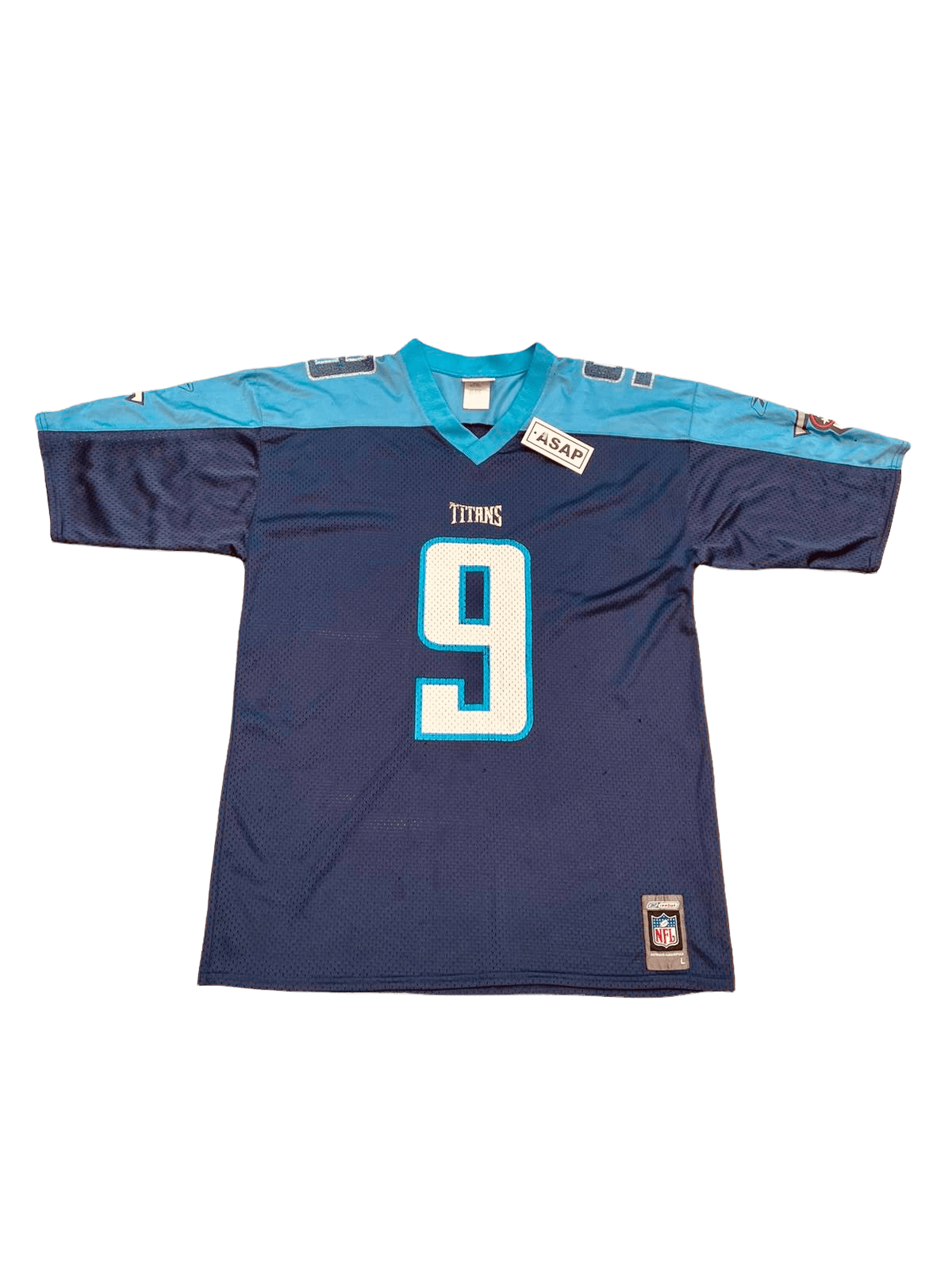 Reebok, Shirts, Steve Mcnair 9 Reebok Tennessee Titans Nfl Jersey