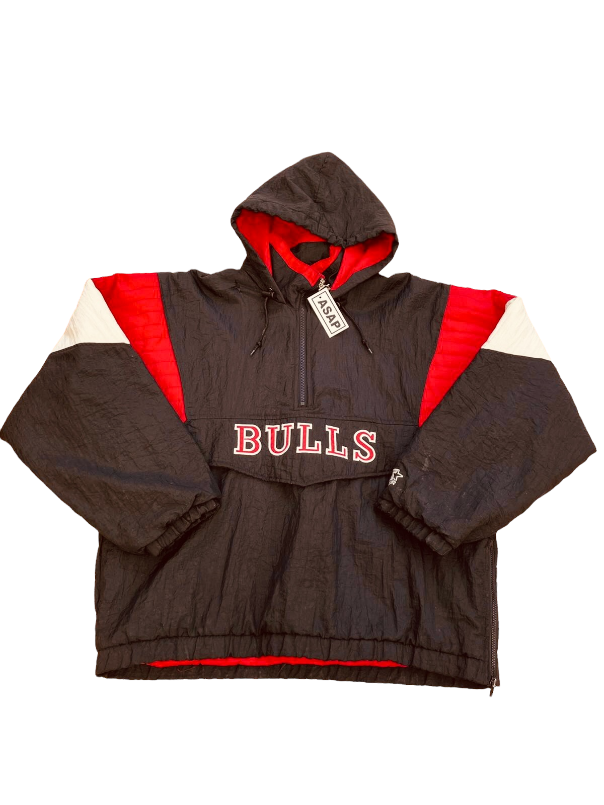 Unisex Chicago Bulls Red Vintage Starter Jacket - Clark Street Sports