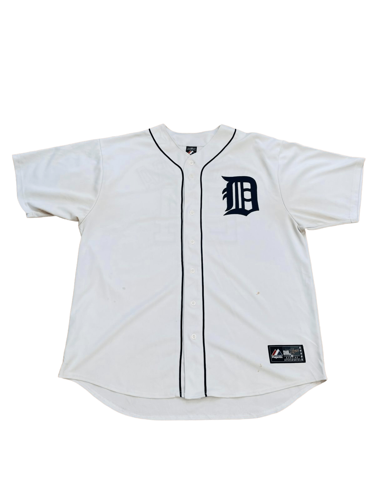 Descente Detroit Tigers Baseball Jersey Black and White 