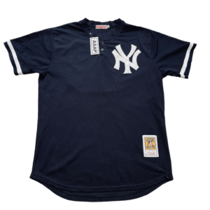 Mitchell & Ness x MLB Yankees Logo 2 Navy T-Shirt