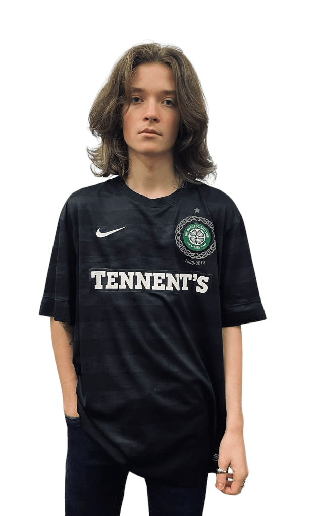 Celtic Away football shirt 2012 - 2013. Sponsored by Tennent's