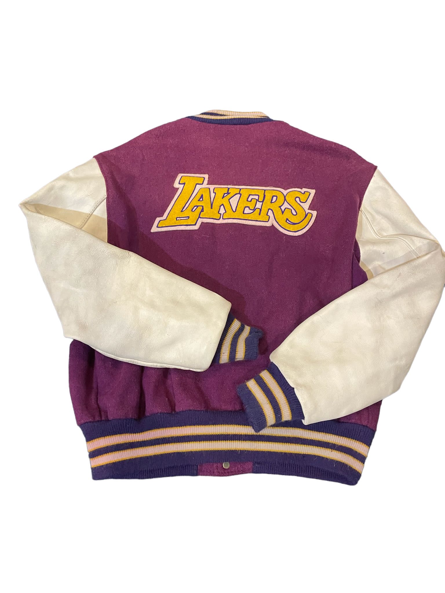 lakers varsity jacket vintage