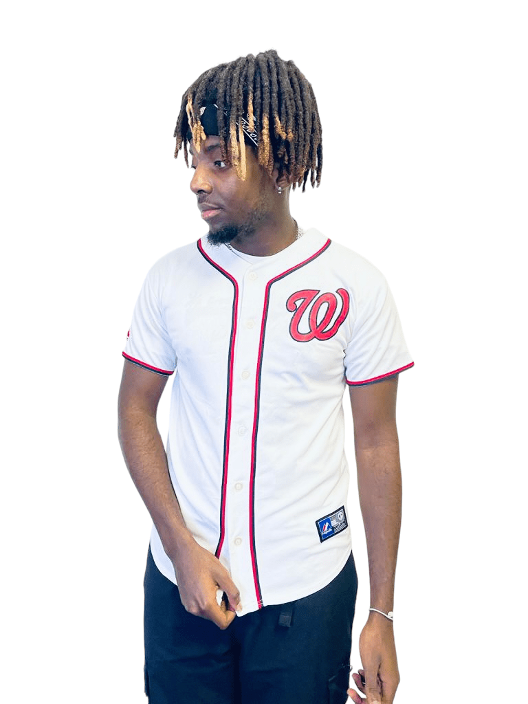 Washington Nationals Majestic MLB Baseball Jersey – ASAP Vintage Clothing
