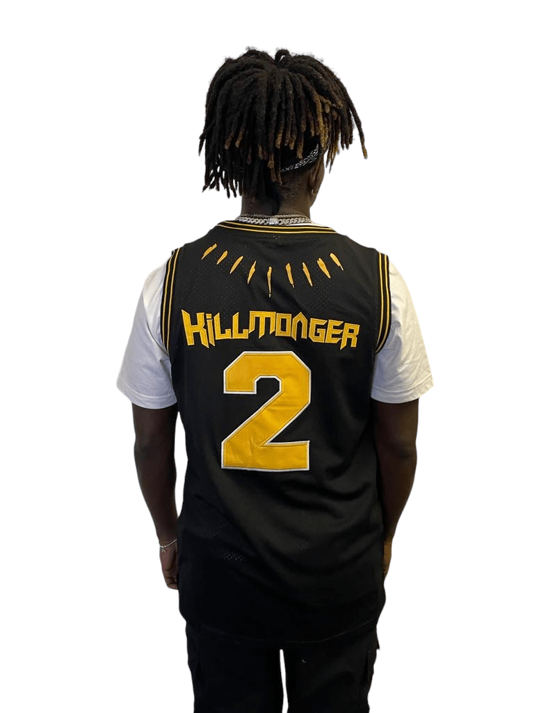 Special clothing Black Panther Jersey 2 Killmonger 1 Wakanda T'Challa  Stitched Movie Basketball Jersey Men Black S-3XL (2 Killmonger Black,  XX-Large) : : Clothing & Accessories
